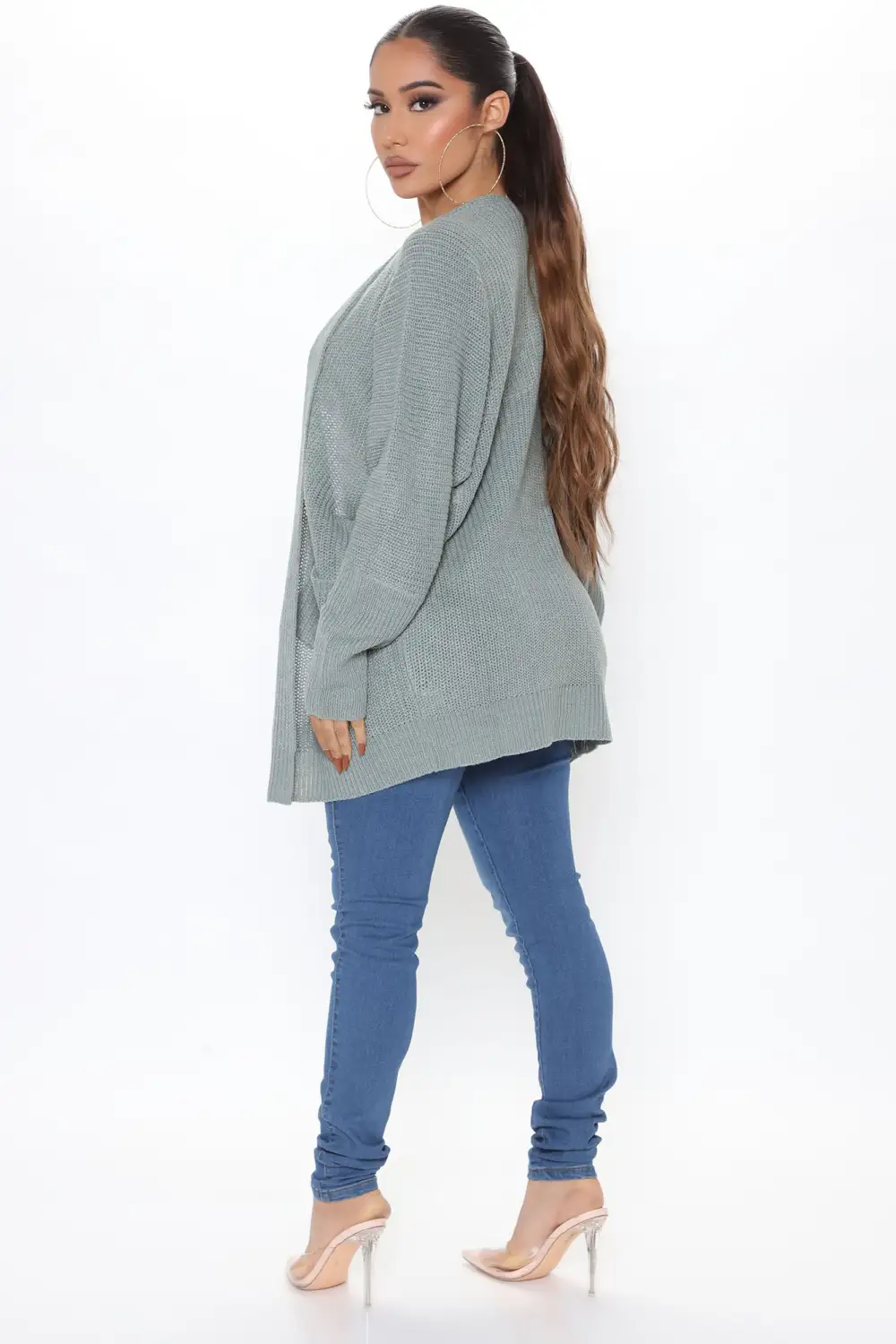 Just Go With It Cardigan - Sage