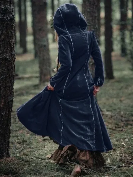 Long Sleeve Hoodie Cotton-Blend Jacket