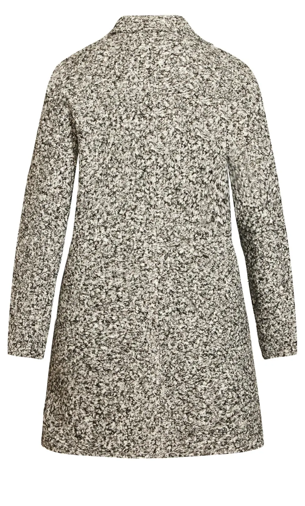 Evans Grey Boucle City Coat