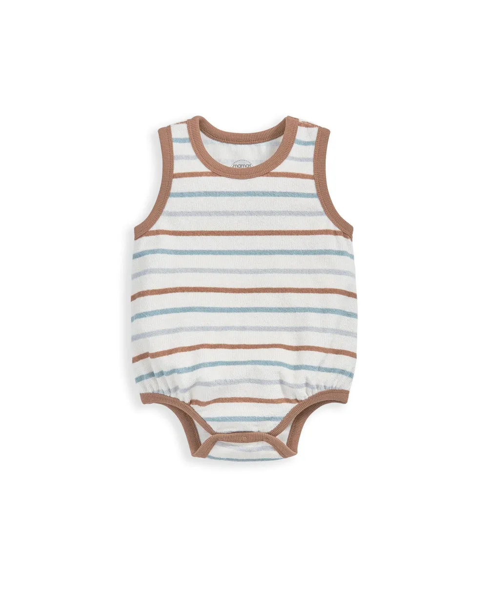Stripe Towelling Bodysuit