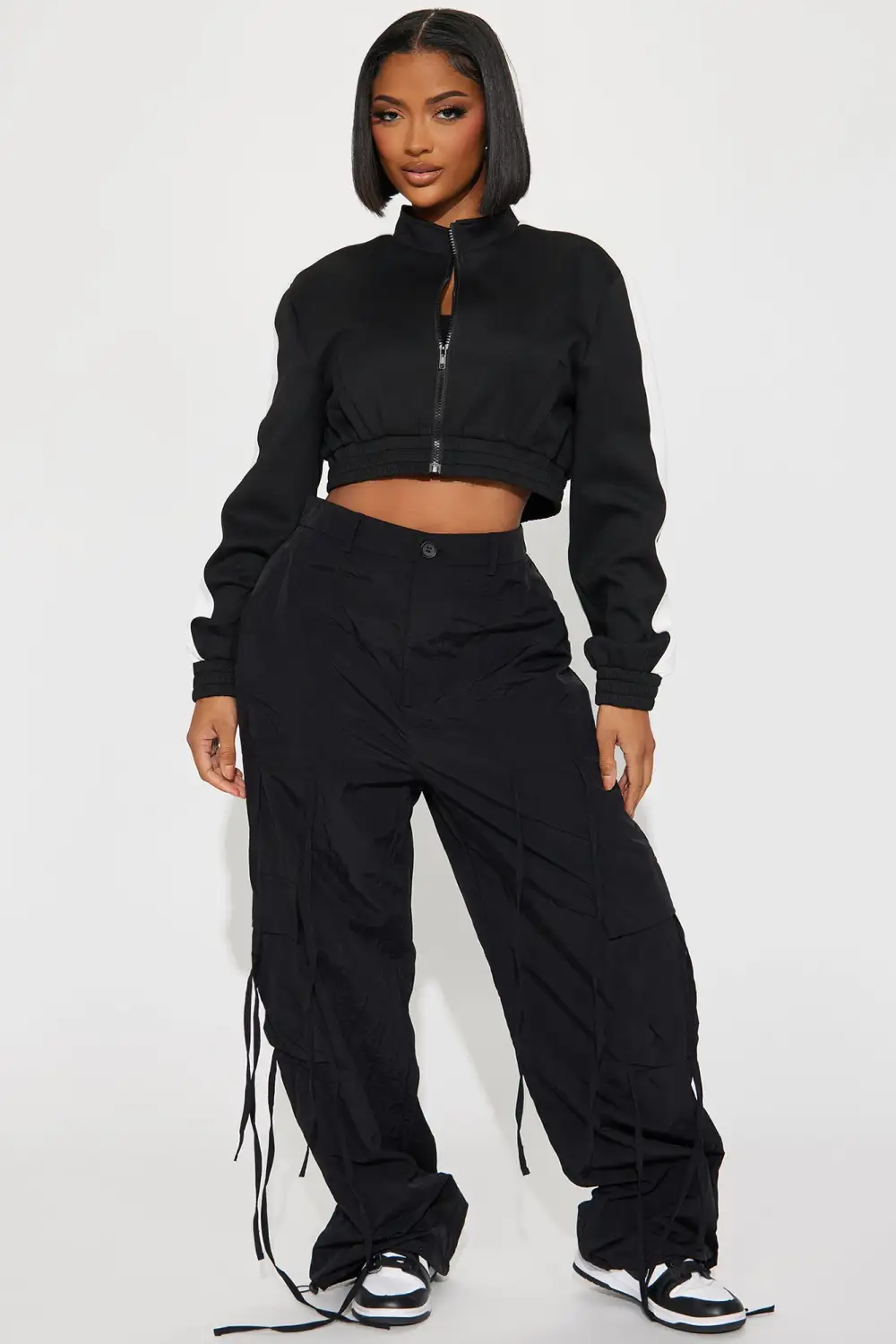 Earned My Stripes Lounge Jacket - Black