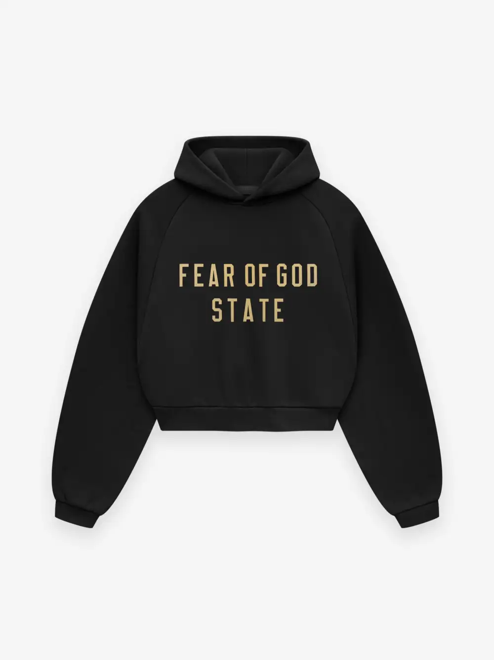 Womens Fleece Cropped Hoodie