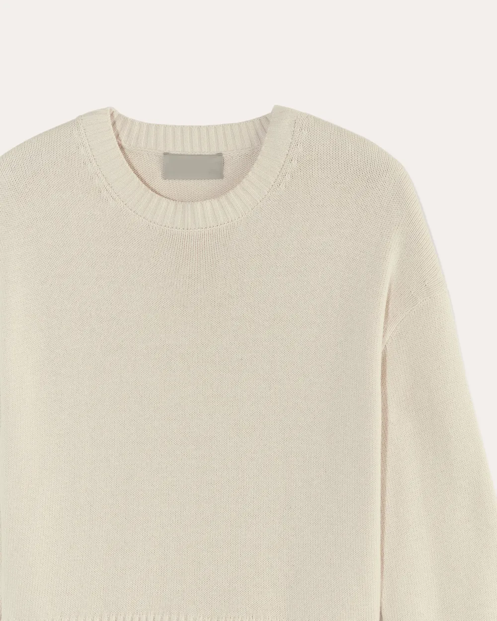 White Sweater in Everyday Cotton