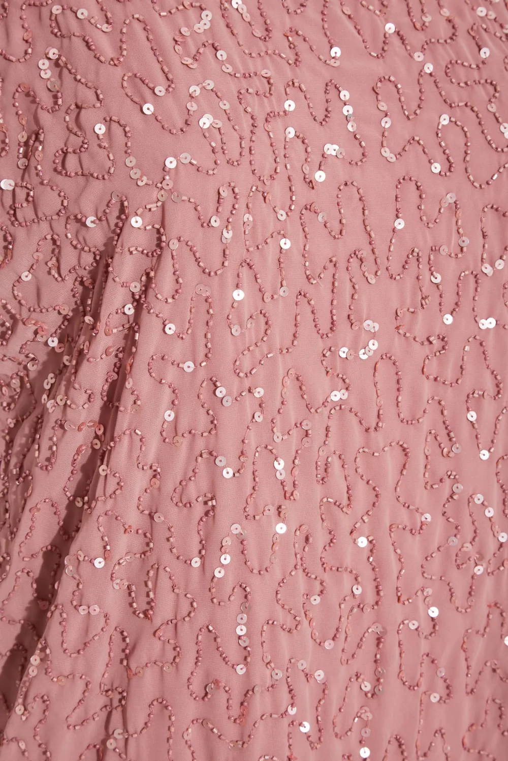 LUXE Curve Purple Sequin Hand Embellished Cape Dress