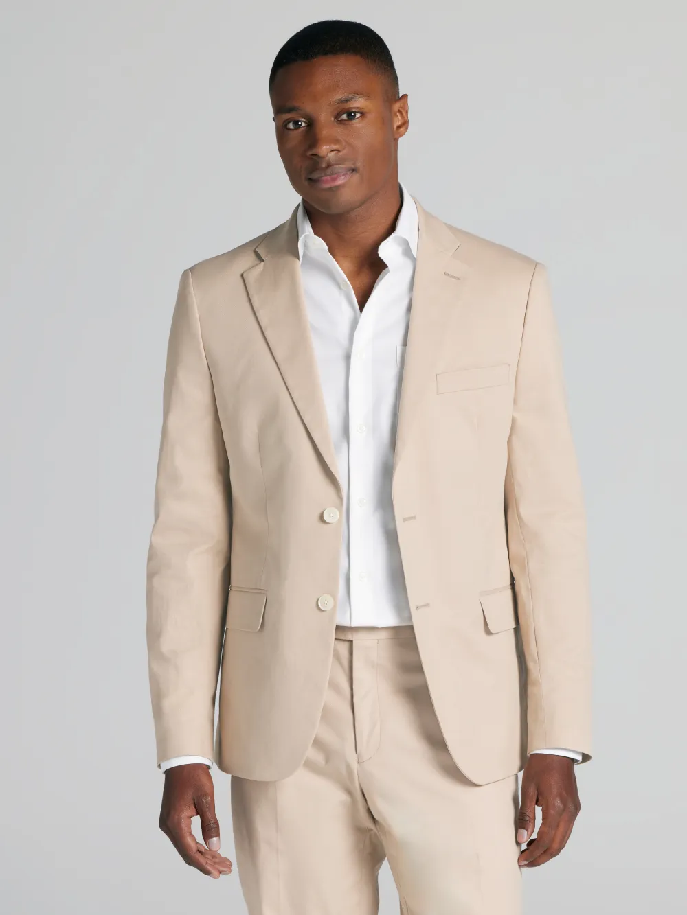 Tommy Hilfiger Modern Fit Cotton Blend Suit Jacket