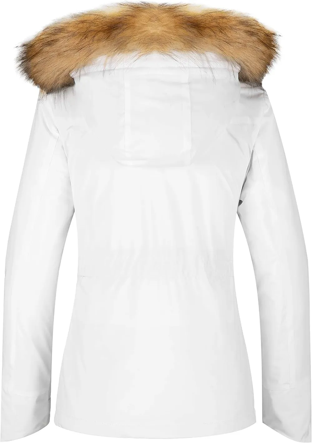 Women's Waterproof Ski Jacket Hooded Winter Snow Coat Mountain Snowboarding Jackets Insulated Fleece Parka