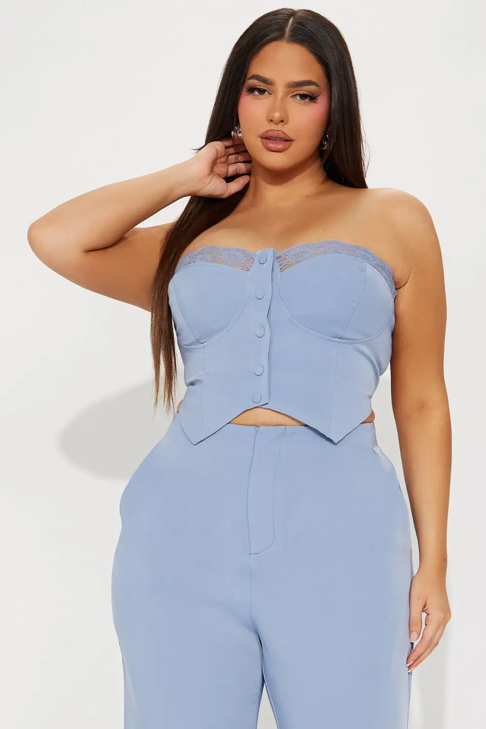 Sapphire Pant Set - Slate Blue
