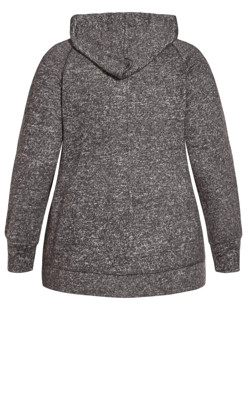 Evans Grey Hacci Plain Jacket