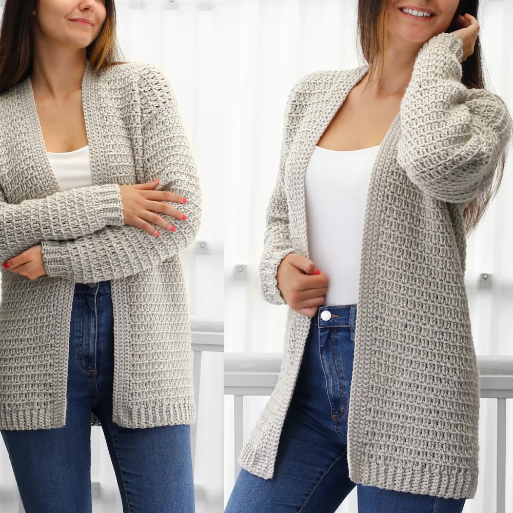 Women's Crochet Cardigan Top