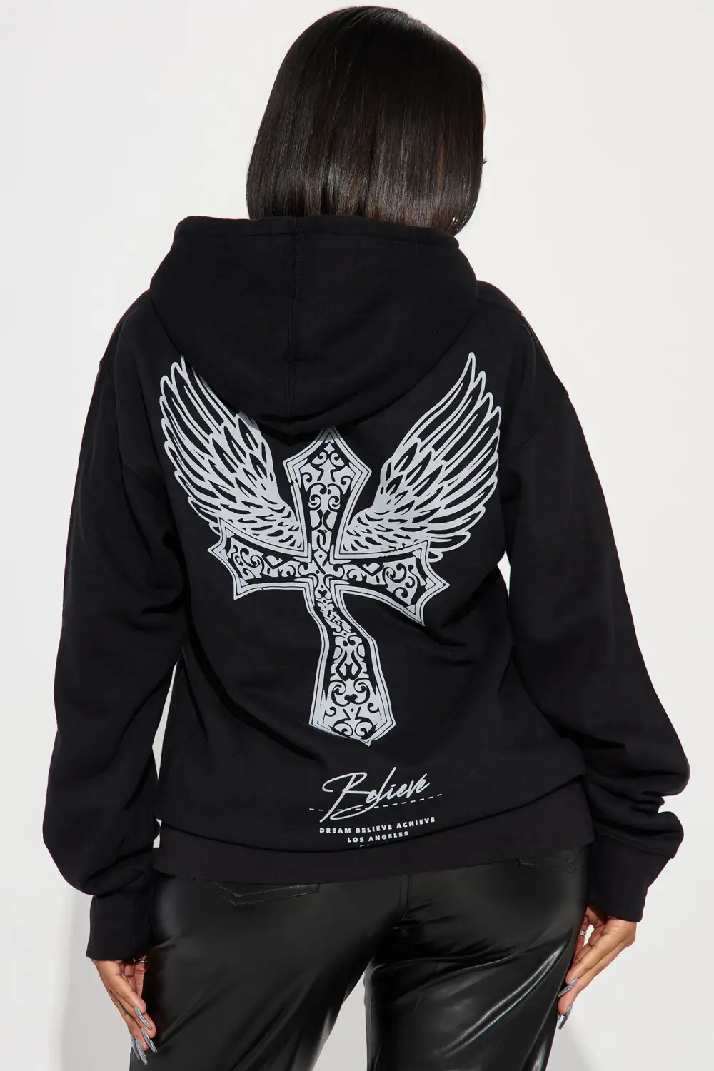 Humble Beginnings Washed Hoodie - Black