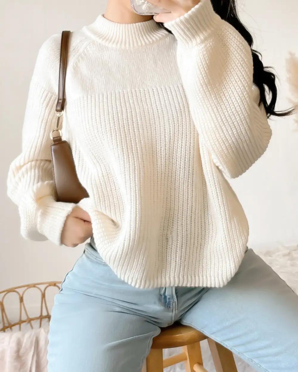 WILLOW KNIT SWEATER (BLACK)