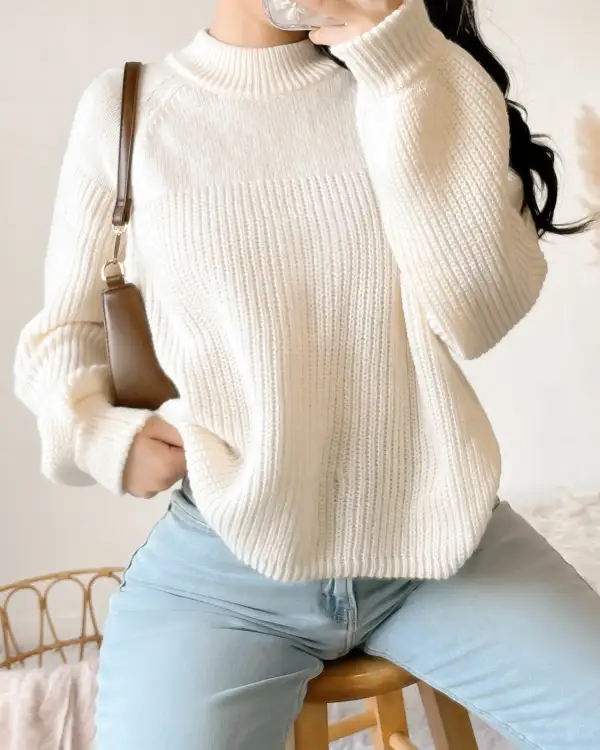 WILLOW KNIT SWEATER (IVORY)