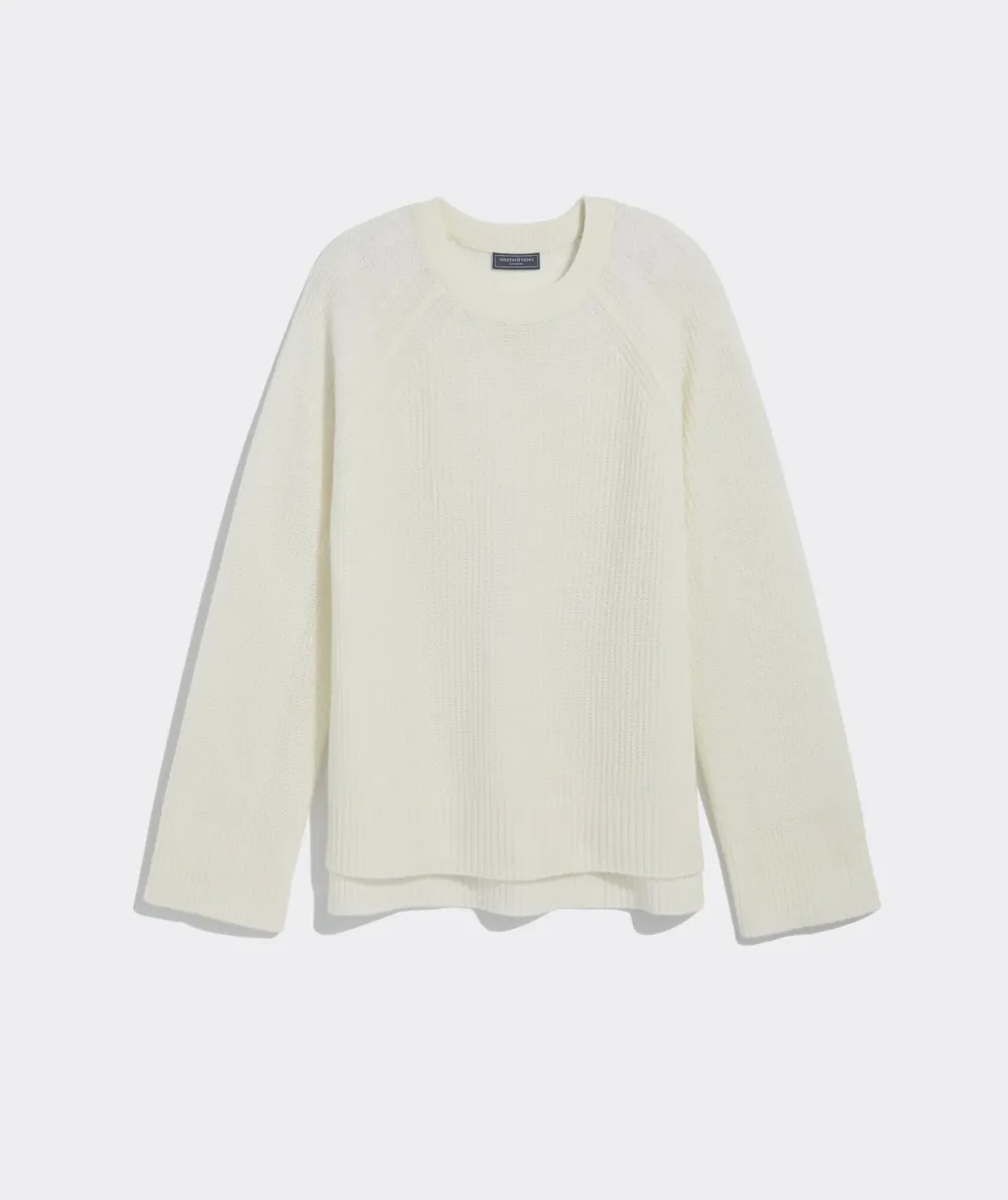 Seaspun Cashmere Ribbed Crewneck Sweater