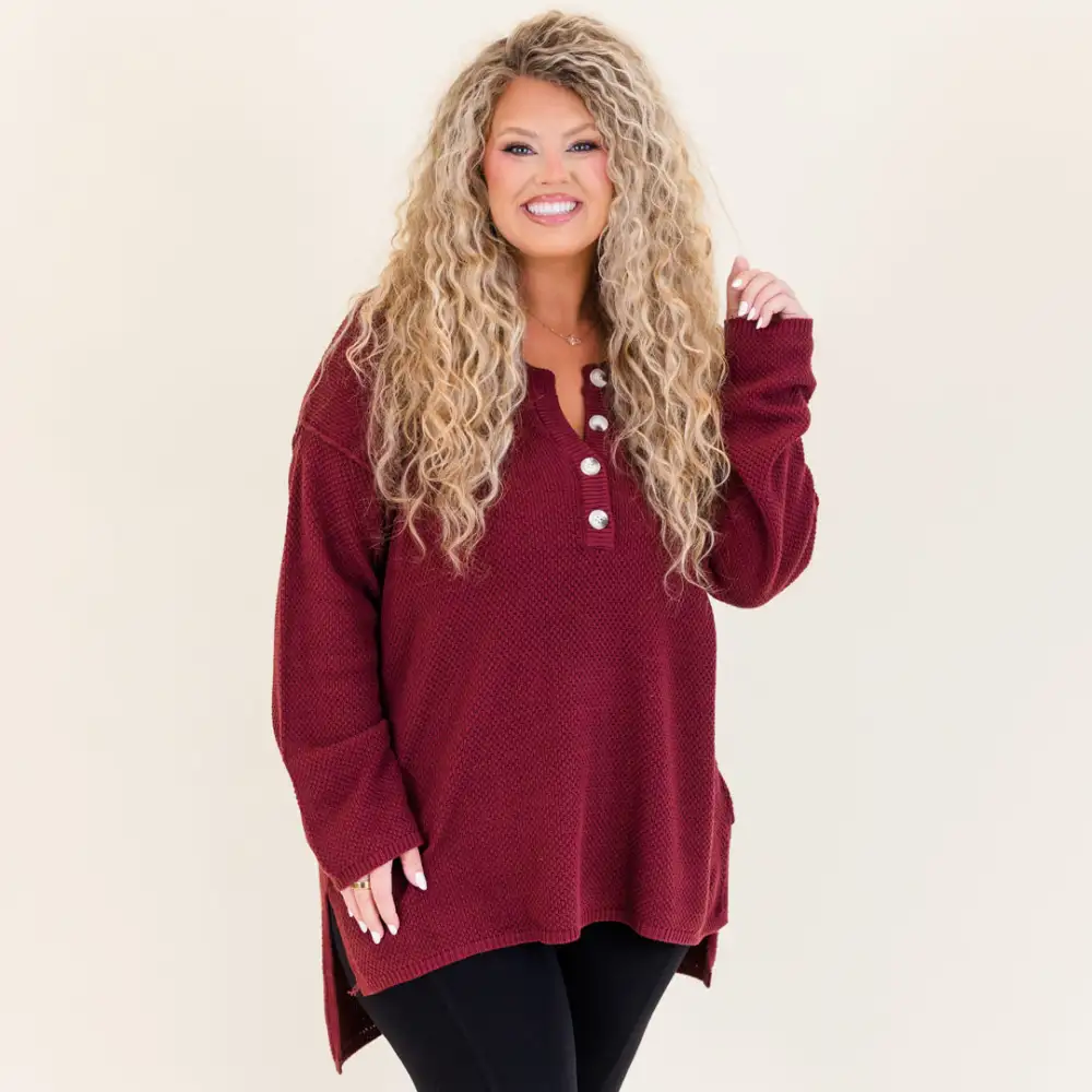 Apple Picking Sweater, Wine