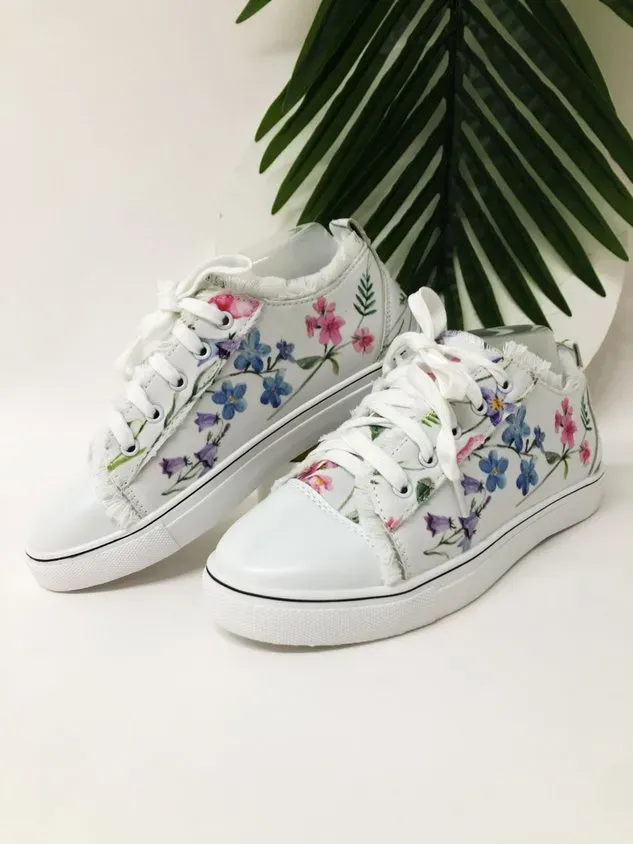 Fashion Floral Ultralight Breathable Sports Canvas Shoes