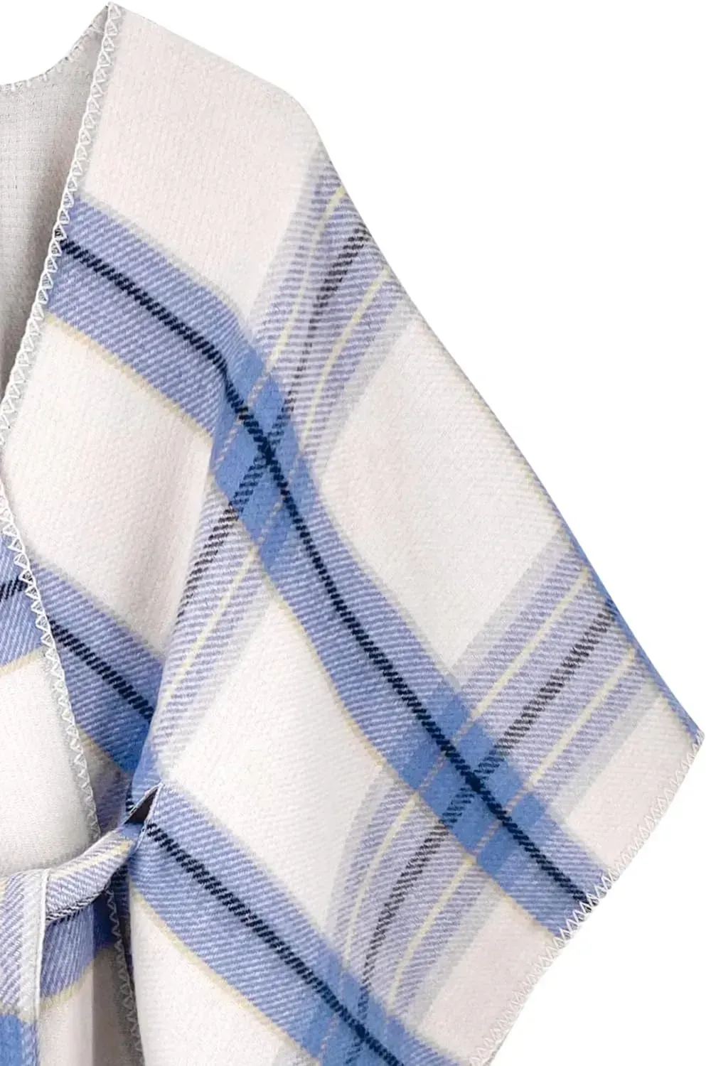 Women's Shawl Wrap Poncho Ruana Cape Open Front Cardigan Shawls for Fall Winter