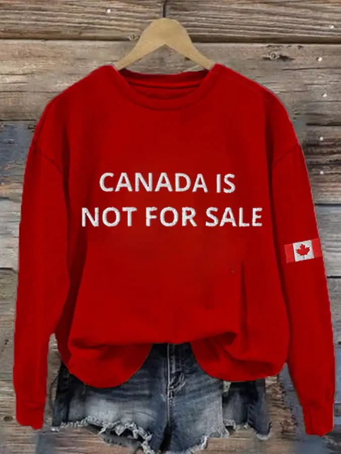 Women'S Hot-Spot Printed Round Neck Sweatshirt