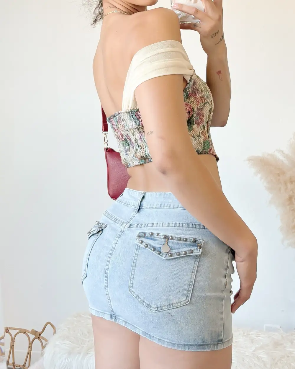 KIARA OFF SHOULDER CORSET TOP