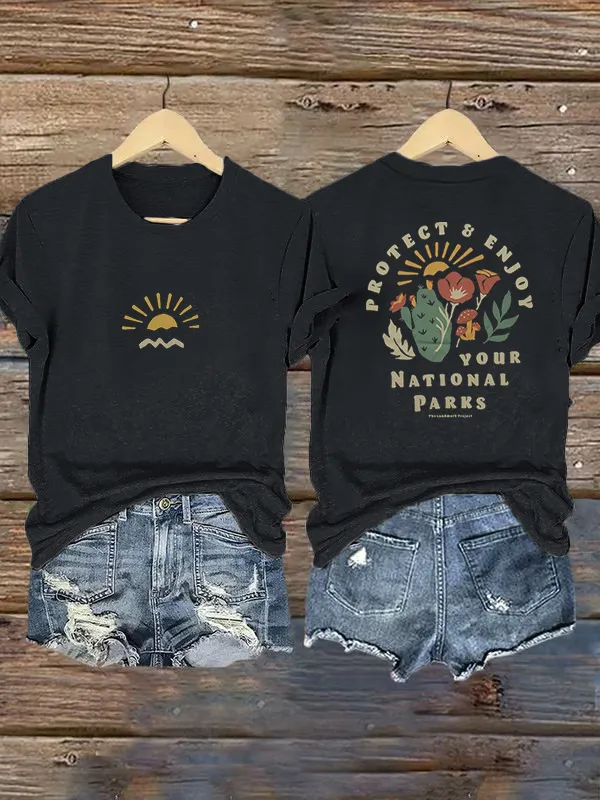 Protect And Enjoy Unisex Short Sleeve Tee