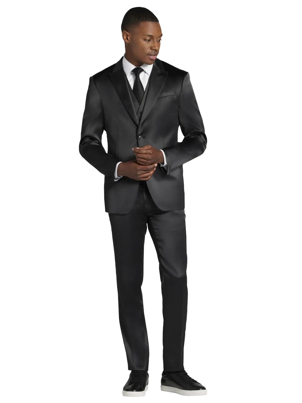 Egara Modern Fit Shiny Suit Jacket