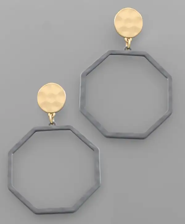 Coat Octago Earri Earrings