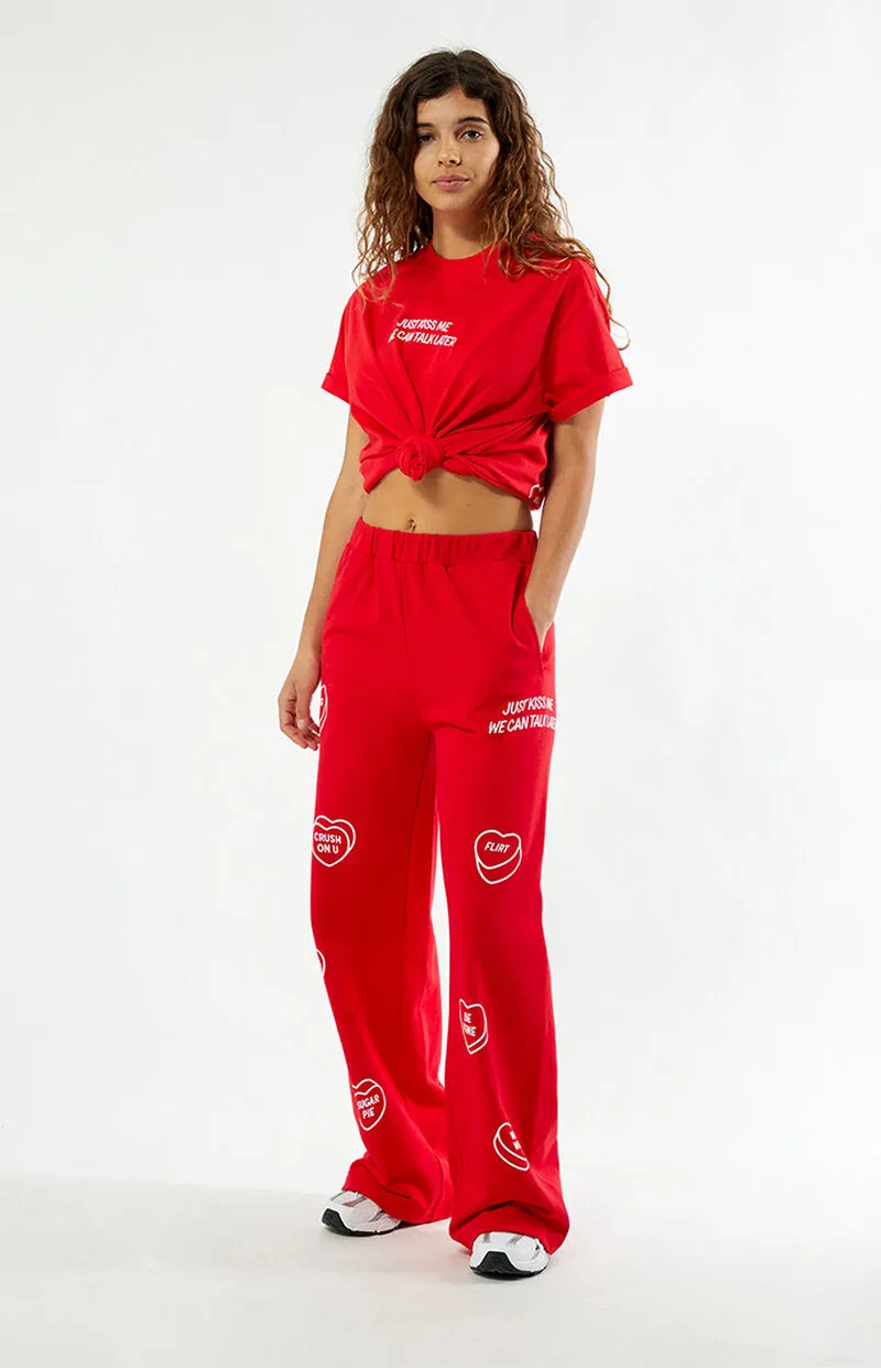 By Samii Ryan x Sweethearts Kiss Me Baggy Sweatpants