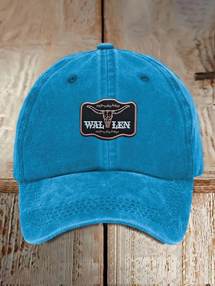 Wallen Patterned Printed Baseball Caps