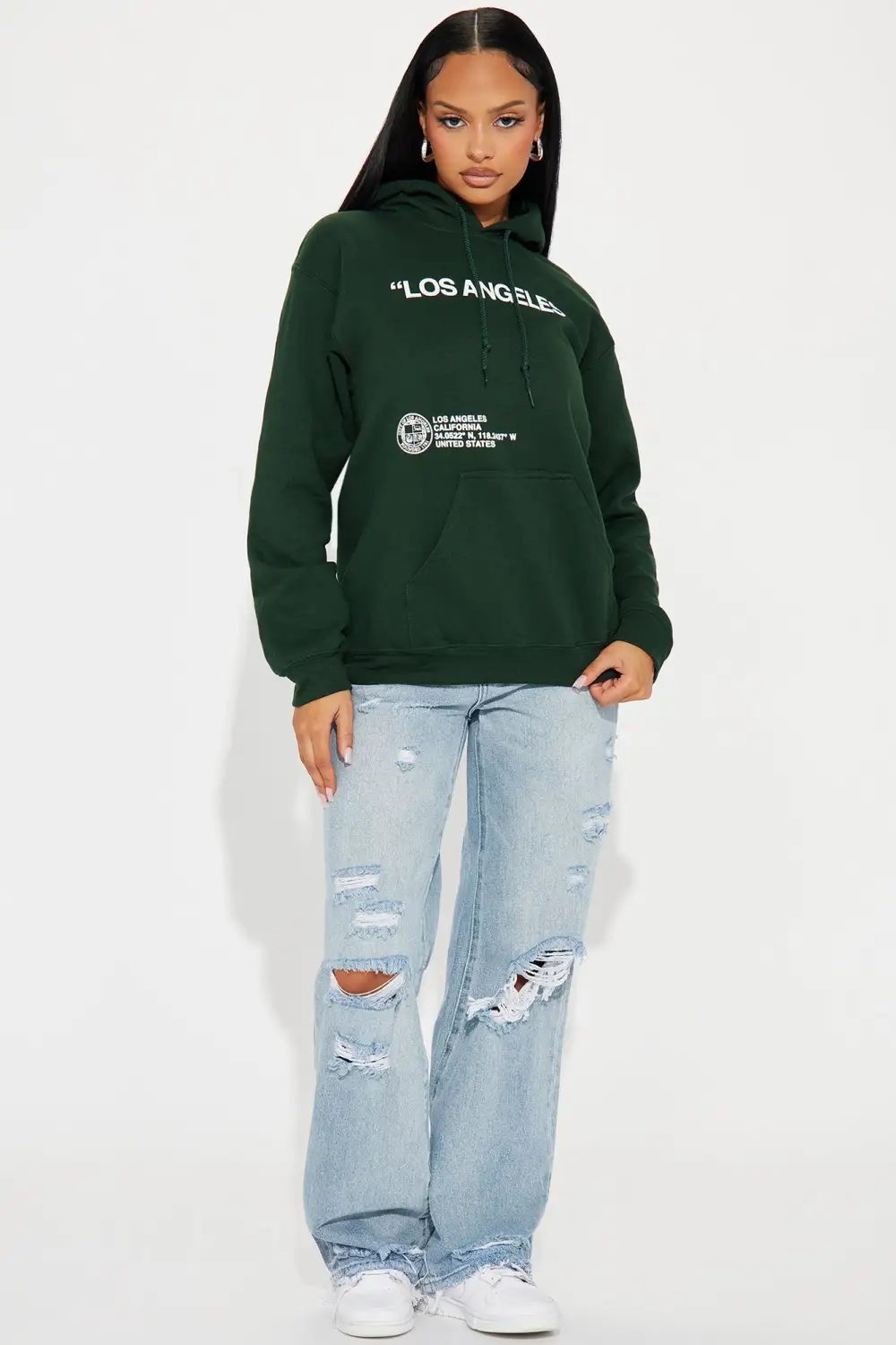 Destination Los Angeles Hoodie - Hunter