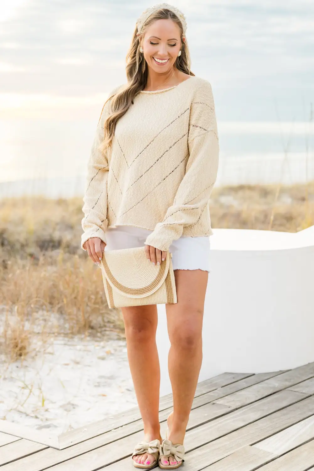 As Simple As That Top, Cream