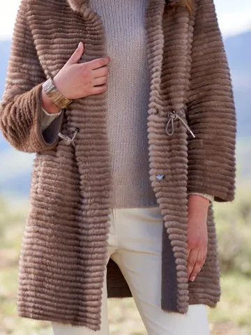 Fluff/Granular Fleece Fabric Teddy Jacket