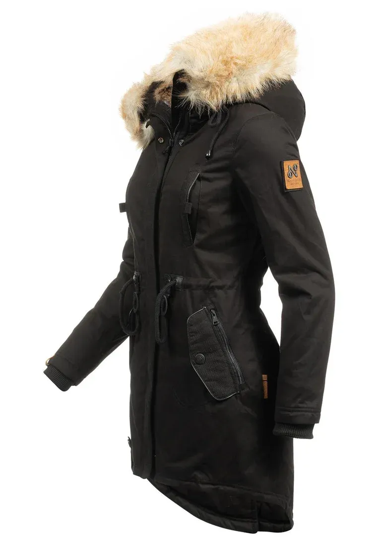 ladies parka coat Pink