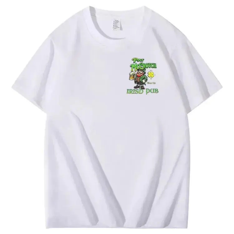 St.Patrick's Day Print Pattern Crew Neck T-Shirt
