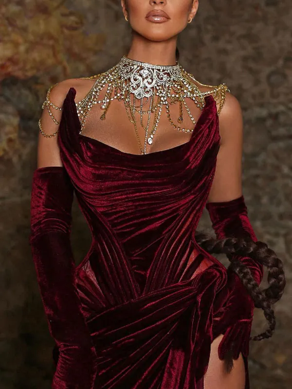 Sheath vintage gingham temperament women's dress