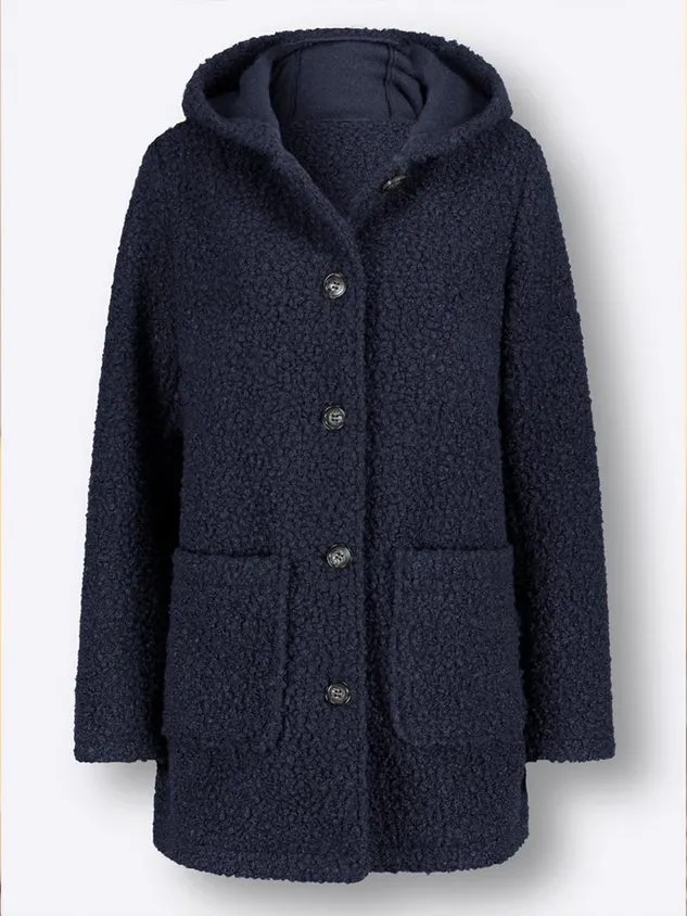 Hoodie Loose Casual Teddy Jacket