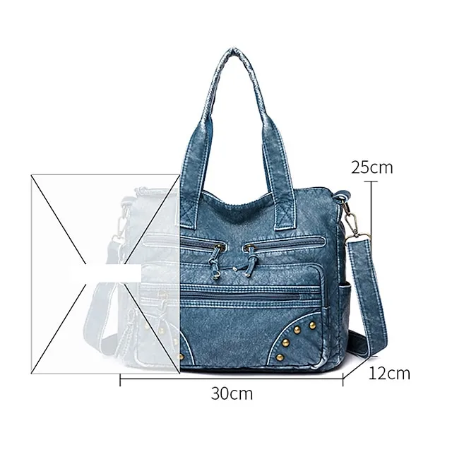 Women's Crossbody Bag Shoulder Bag Crossbody Bag Shoulder Bag PU Leather Outdoor Daily Zipper Lightweight Durable Solid Color Blue
