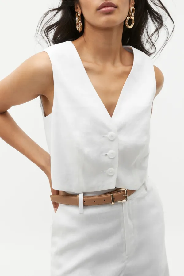 Formal Office Belt – Slim Business Leather Belt