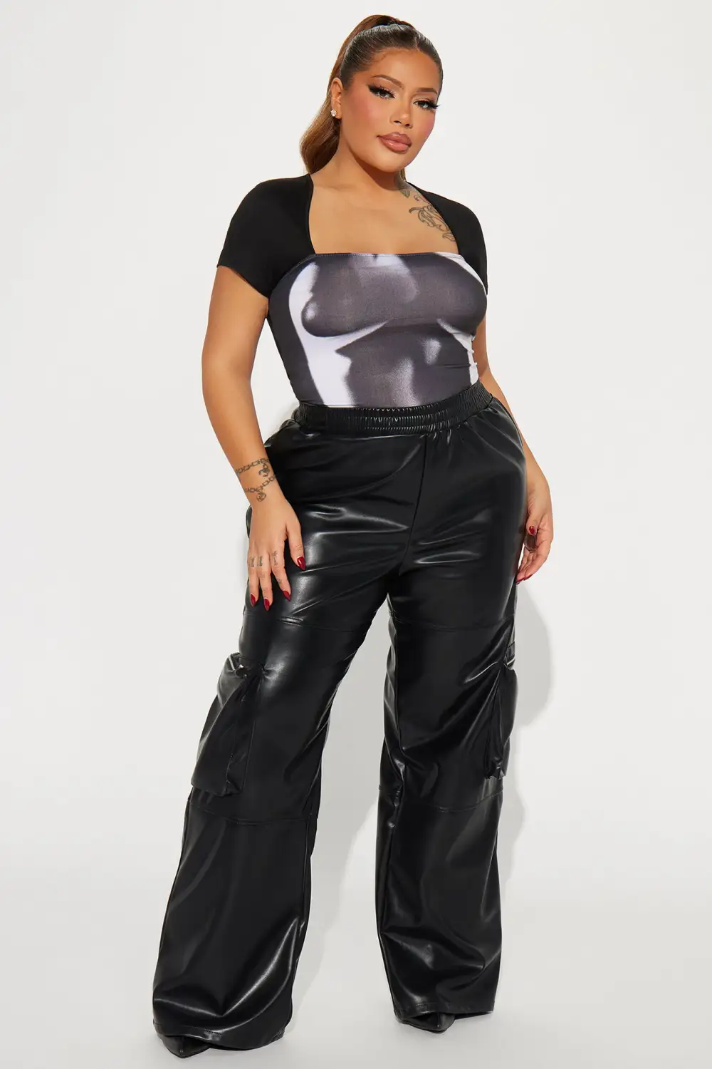 Taste Of Me Bodysuit - Black/combo