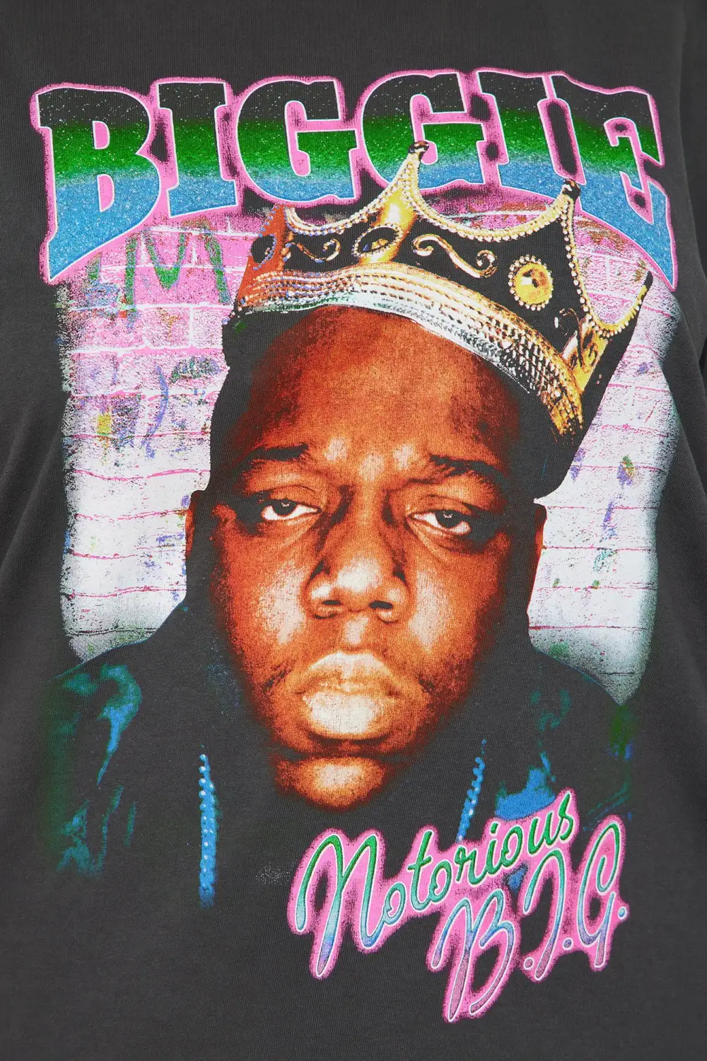 Sky's The Limit Biggie Tshirt - Black