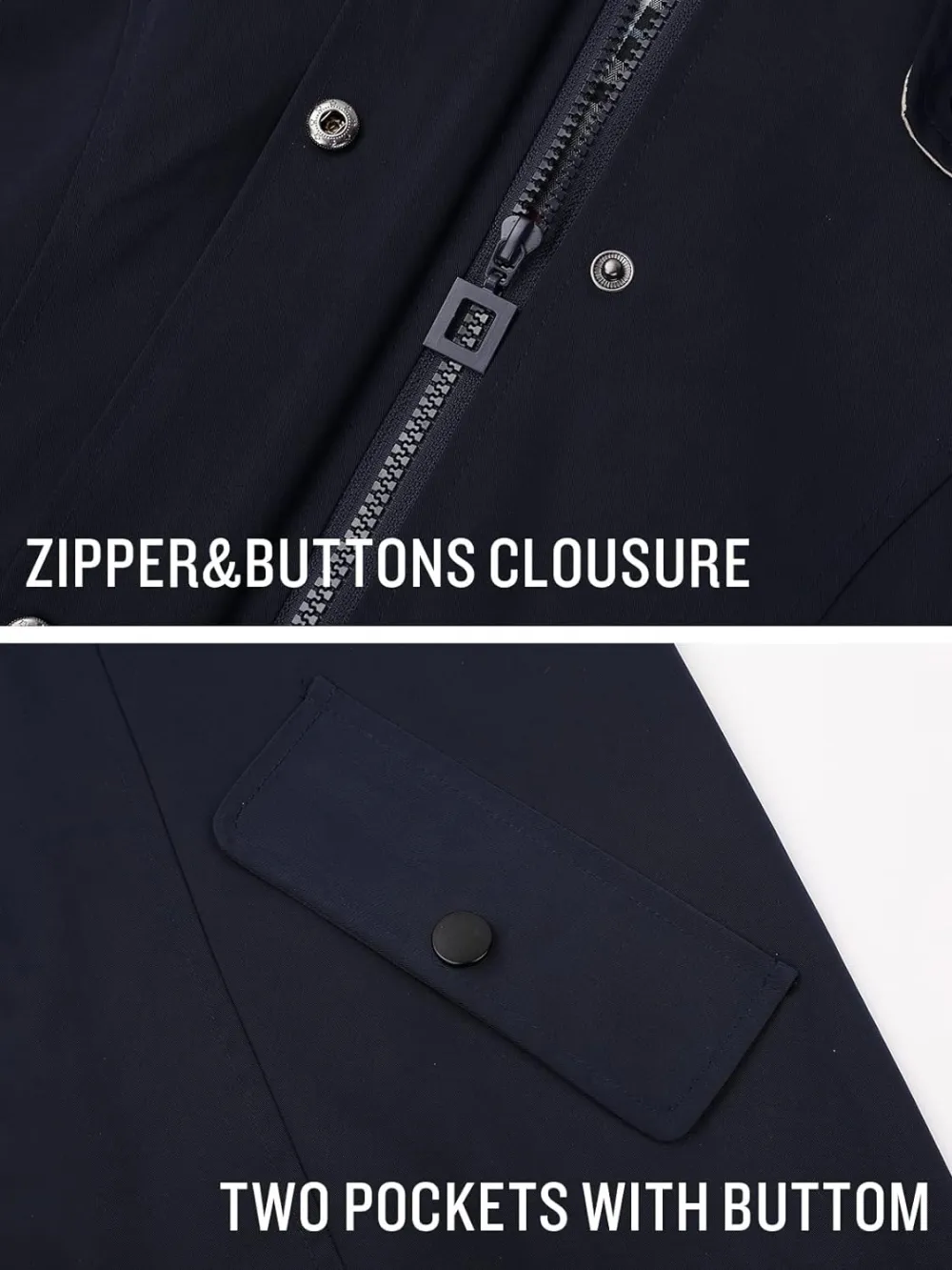 Women's Long Hooded Rain Jacket Outdoor Raincoat Windbreaker