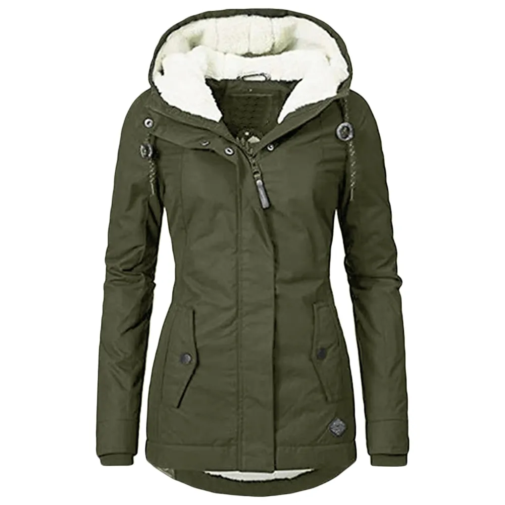 Women's winter coat with hood