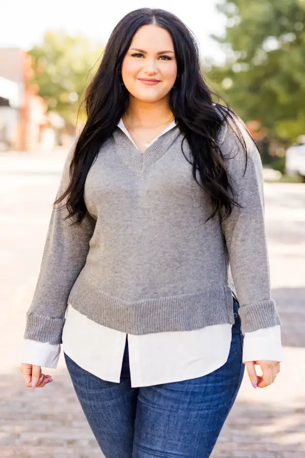 Legally Mine Sweater, Charcoal