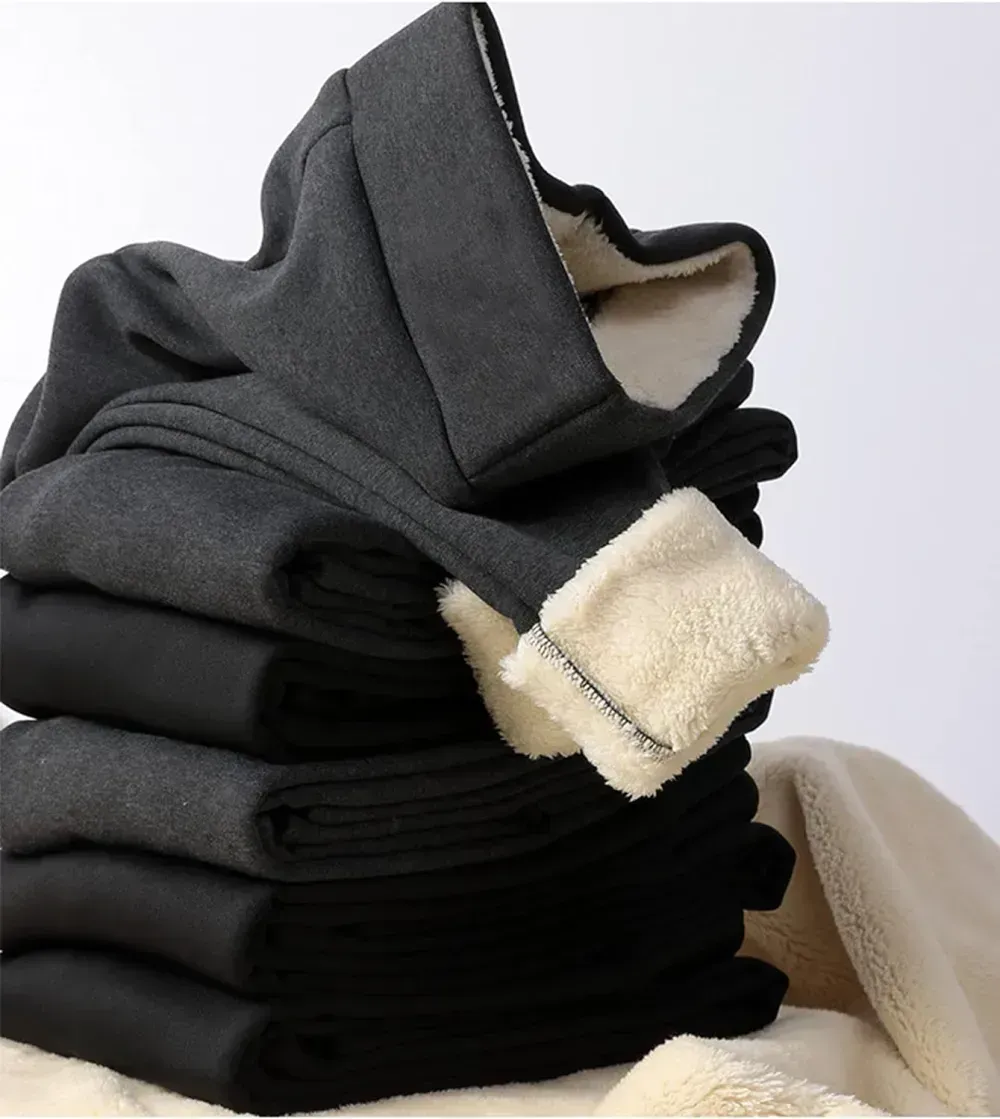 Women's Winter Warm Athletic Sweatpants Sherpa Lined Joggers Fleece Pants