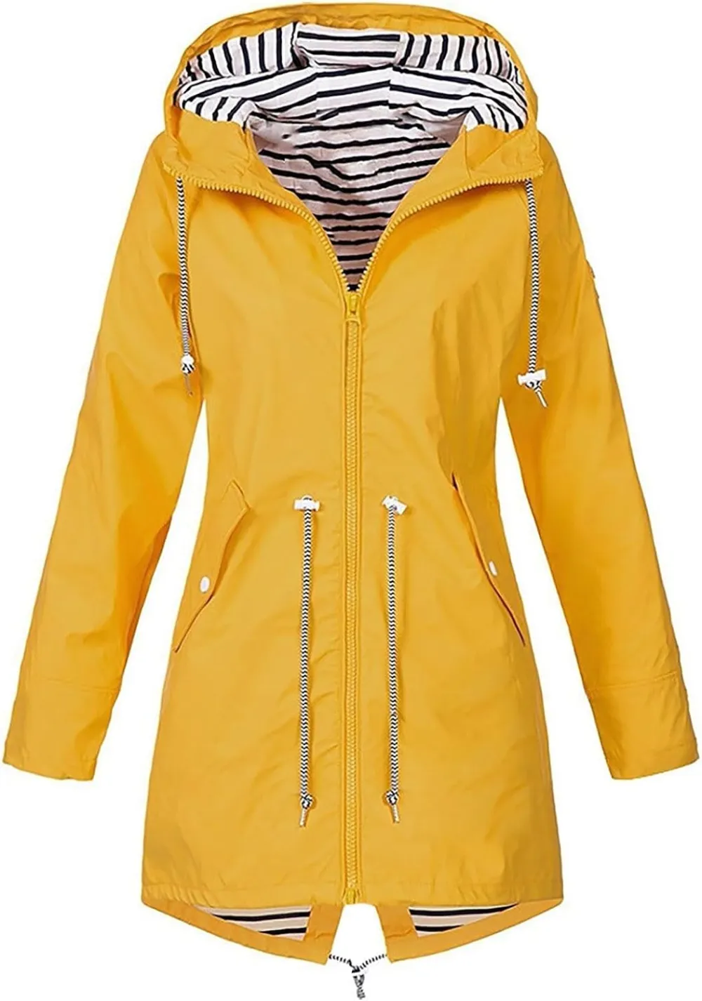 Rain Jackets For Women Waterproof With Hood Lightweight Casual Anorak Travel Hiking Coats with Pockets 720