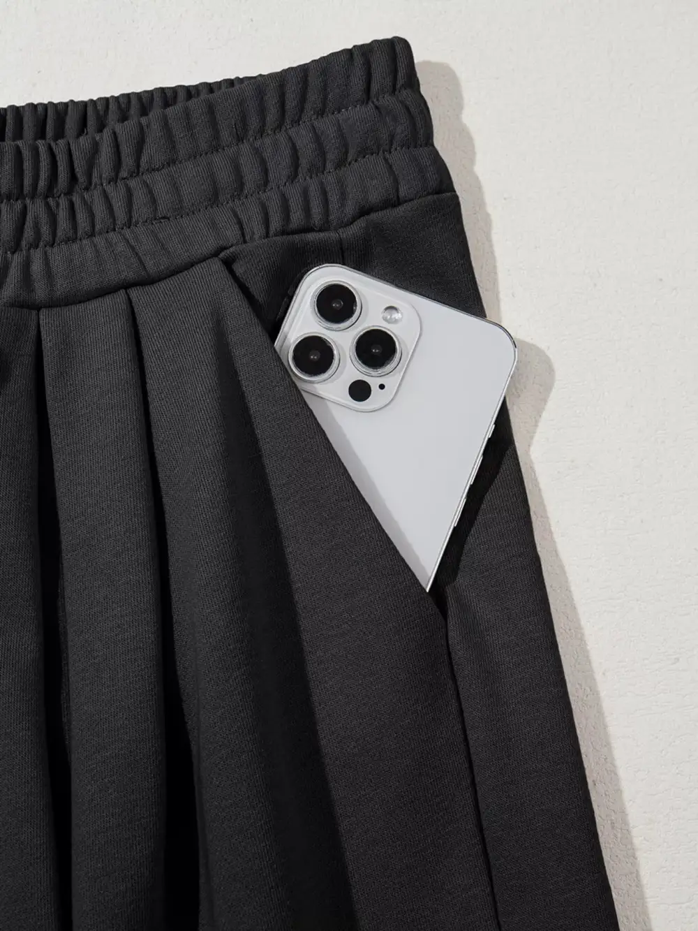 High Waist Pleated Pants