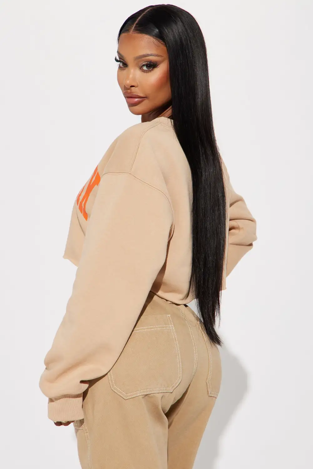 Nothing Like Me New York Sweatshirt - Taupe