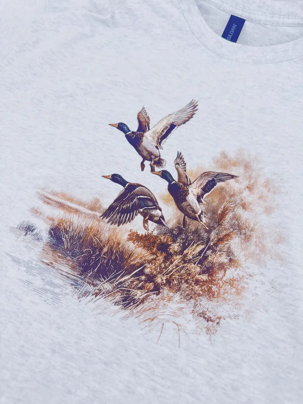 Vintage Flying Ducks Graphic Tee