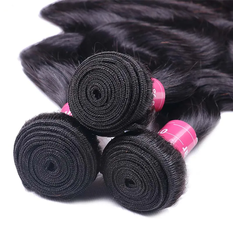Sterly Body Wave Human Hair Bundles With 13x6 Lace Frontal Remy Human Hair Bundles With Closure Frontal