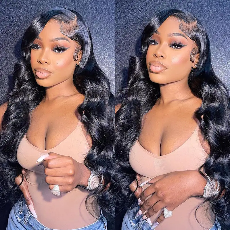 Sterly Real HD Lace 13x6 Full Lace Body Wave Lace Front Human Hair Wigs