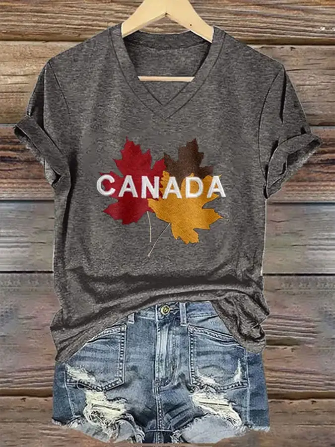 Women's Canada Travel Print T-Shirt