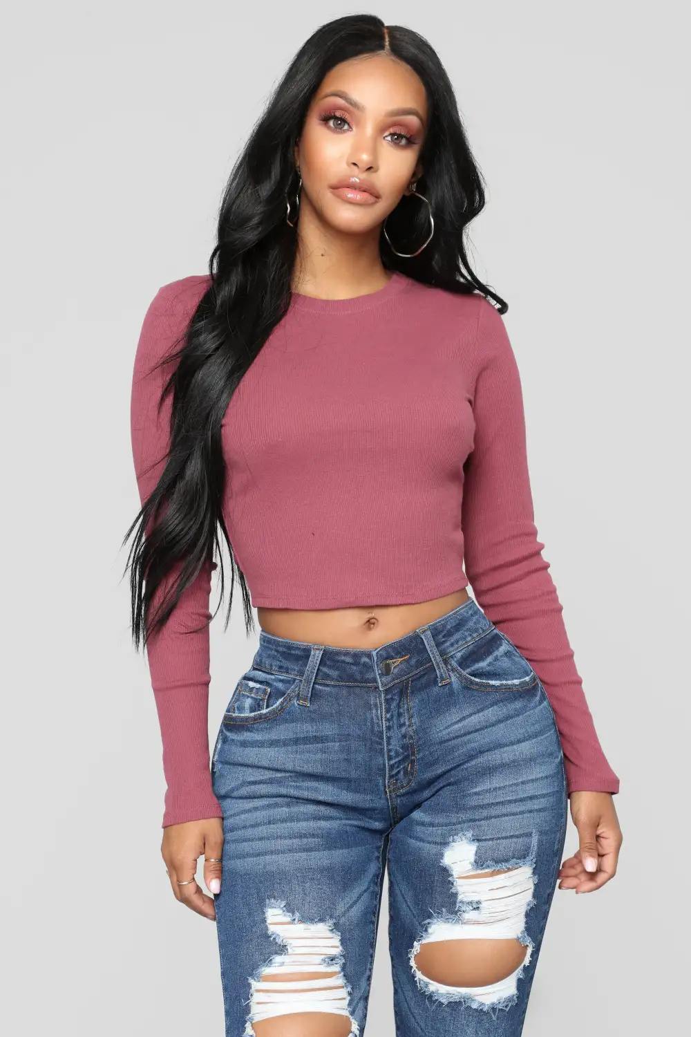 Waiting For You Tee - Mauve